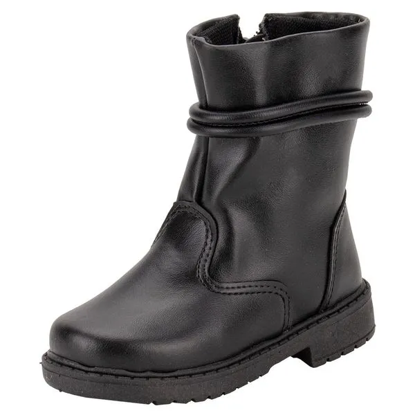 Bota Infantil Feminina Doce Menina 1506 PRETO 01 24