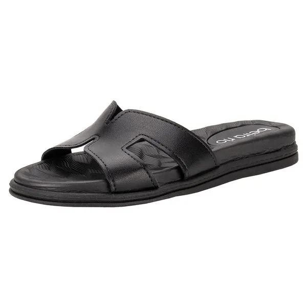 Tamanco Feminino Flat Beira Rio 8528204 PRETO 33