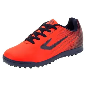 Chuteira Infantil Strike Society Topper - TP01310003 AZUL/LARANJA 35