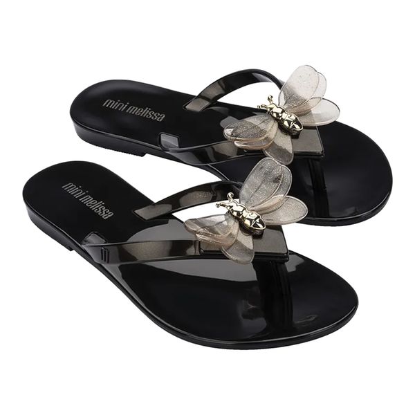 Mini Melissa Harmonic Bugs Infantil 33708 PRETO 26/27