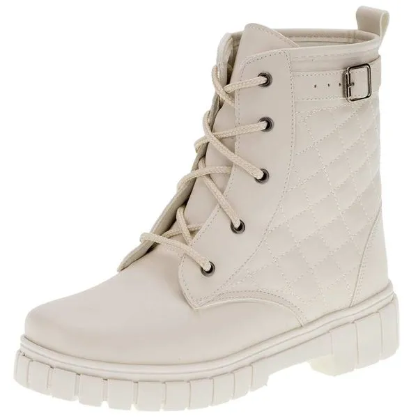 Bota Infantil Feminina Coturno Nilqi - 1500 NATURAL 29