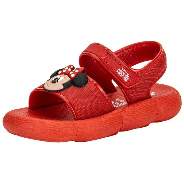 Sandália Infantil Baby Disney Pump Puff Grendene Kids 23377 VERMELHO 23/24