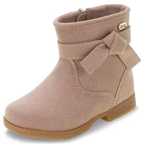 Bota Infantil Feminina Lily Kids - 15067 BEGE 20