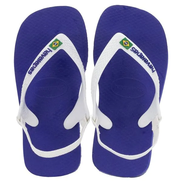 Chinelo Infantil Baby Brasil Havaianas - 4140577 AZUL 19
