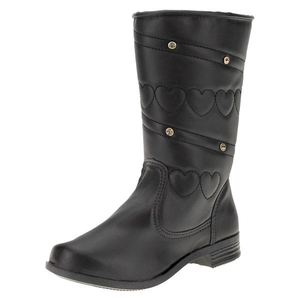 Bota Infantil Feminina Bella Ninna - 22002 PRETO 21