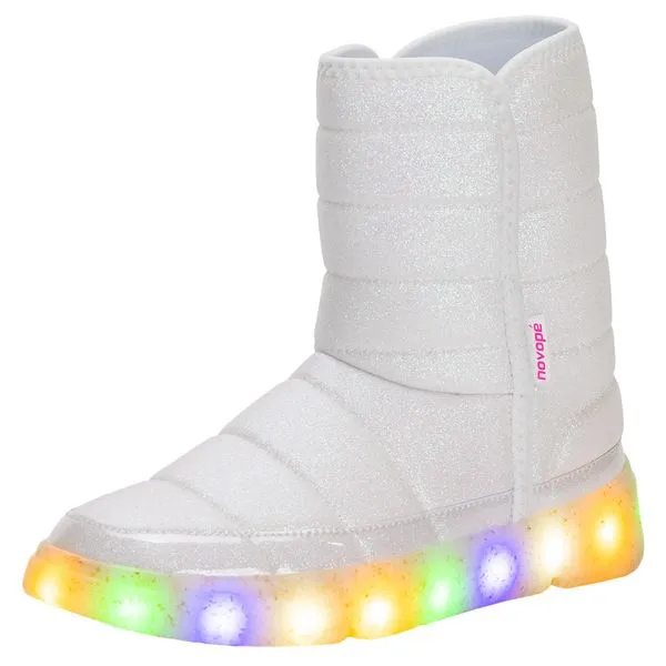 Bota Infantil Feminina Led Novopé - 50001385 BRANCO 35