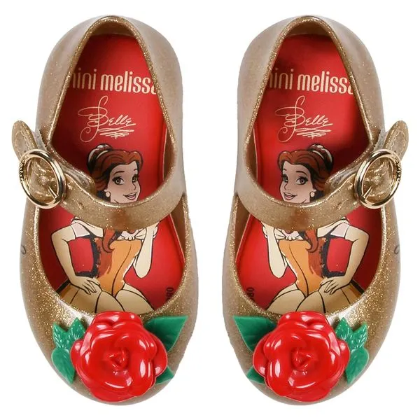 Mini Melissa Sweet Love + Disney Princess Baby 33447 OURO 22
