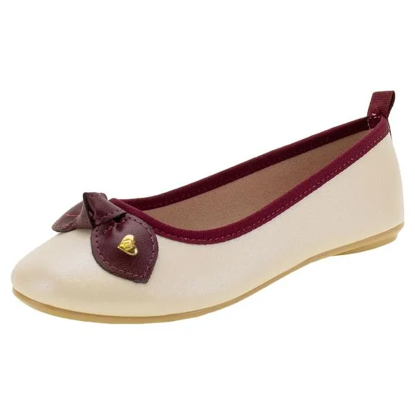 Sapatilha Feminina Infantil Molekinha - 2502374 NATURAL 30