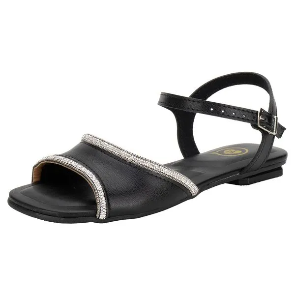 Sandália Infantil Feminina Molekinha 2354123 PRETO 33