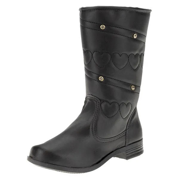 Bota Infantil Feminina Bella Ninna - 22002 PRETO 22
