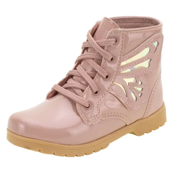 Bota Infantil Feminina Lily Kids - 16011 ROSA 27
