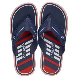Chinelo Masculino Palermo II Cartago 12572 AZUL/VERMELHO 42