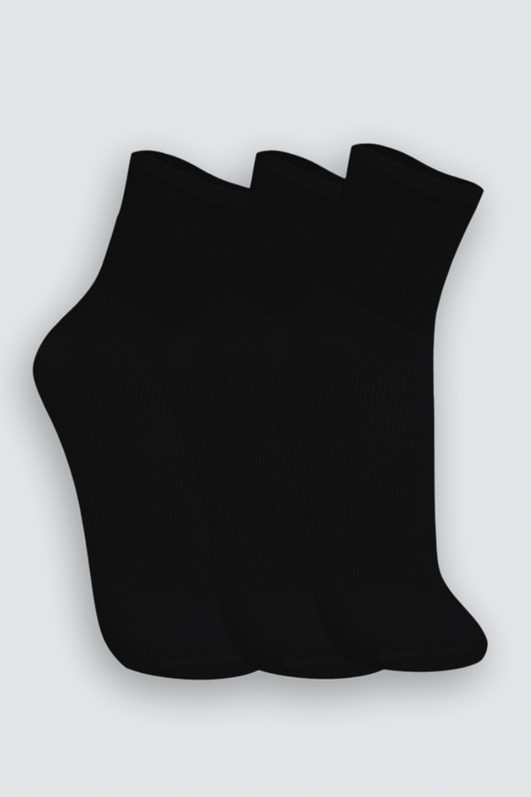 Kit Com 3 Pares de Meias Esportivas Atoalhada Trifil Tamanho: G | Cor: Sortida