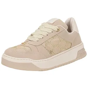 Tênis Feminino Casual Via Marte 232004 BEGE/DOURADO 34