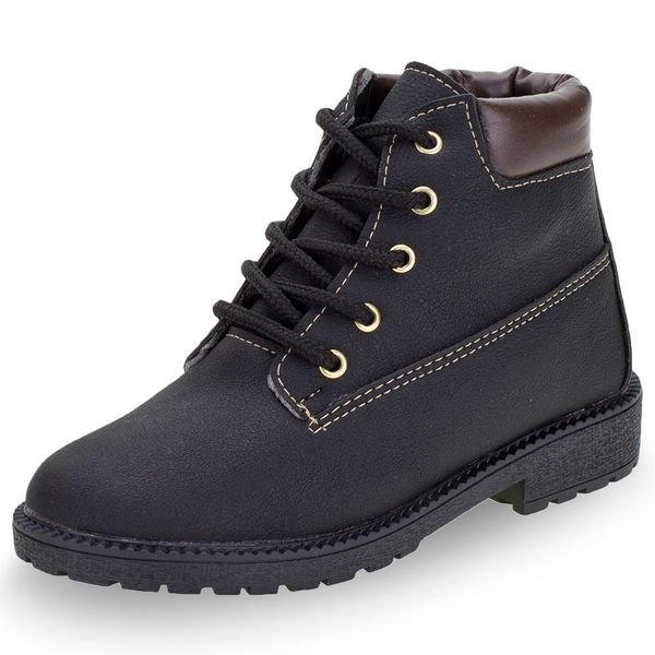 Bota Infantil NilQi - 1458 PRETO 30