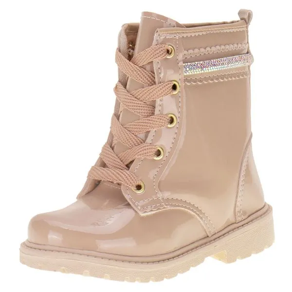 Bota Infantil Feminina Coturno Gracinha 0084 ROSA 24