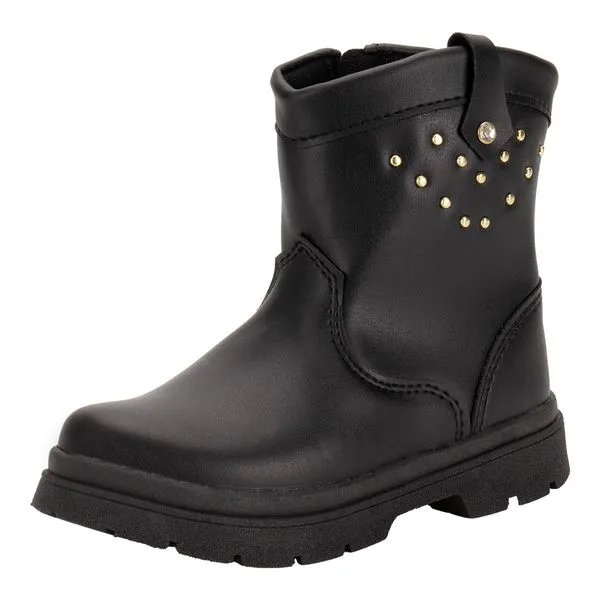 Bota Infantil Feminina Lily Kids 15103 PRETO 22