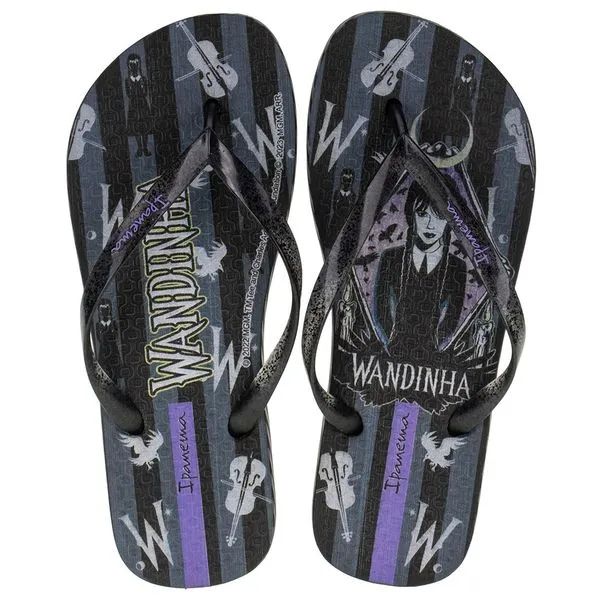 Chinelo Infantil Wandinha Ipanema - 27178 PRETO 29/30