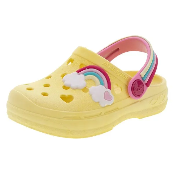 Babuche Infantil Aquarela Baby Kidy - 1950002 AMARELO 23/24