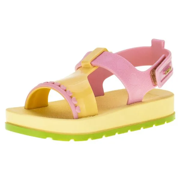 Sandália Infantil Aconchego Zaxynina - 18860 AMARELO 22
