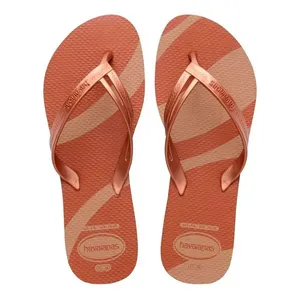 Chinelo Havaianas Elegance Print Fc Rose Gold 37/38