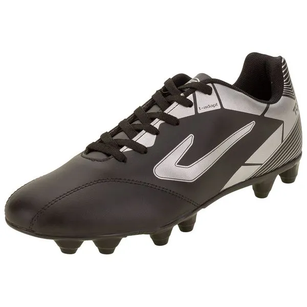 Chuteira Indoor Cup II Campo Topper - 4203530702 PRETO/CINZA 41