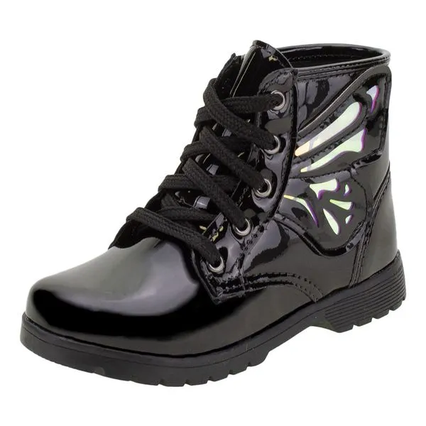 Bota Infantil Feminina Lily Kids - 16011 PRETO 21