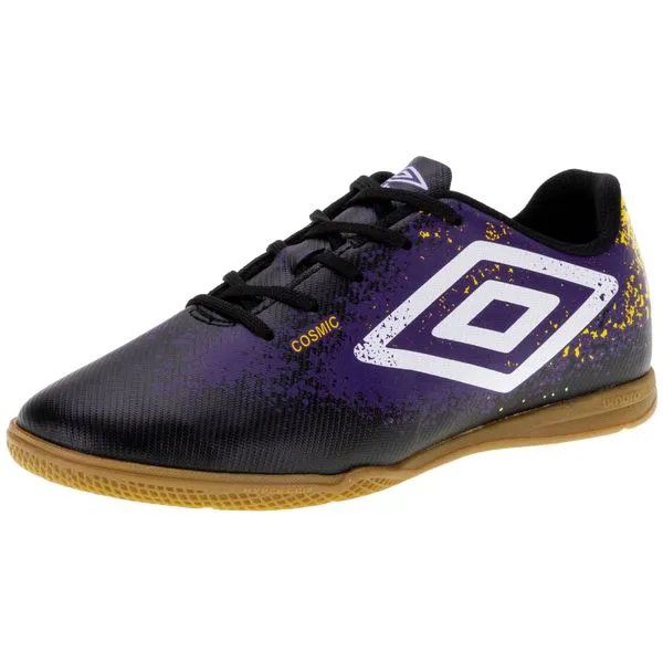 Chuteira Infantil Masculina Cosmic Futsal Umbro - U07FB090 PRETO 32