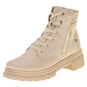 Bota Infantil Feminina Coturno Pink Cats V4281 MARFIM 29