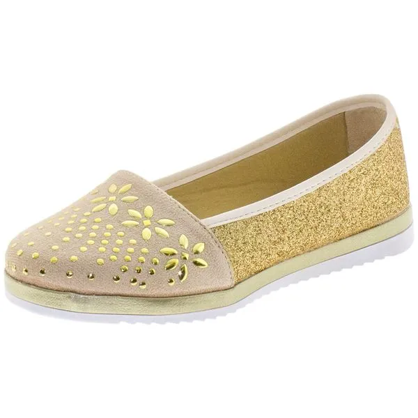Sapatilha Infantil Feminina Kidy - 1430034 OURO 32