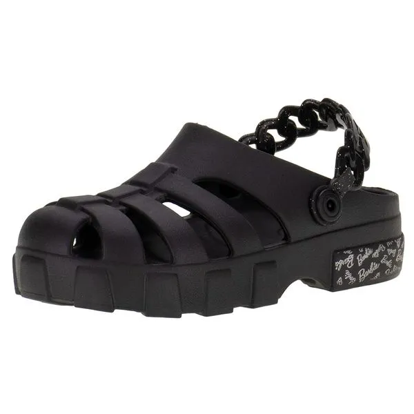 Babuche Barbie Bold Grendene Kids - 22971 PRETO 25