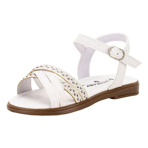 Sandália Infantil Feminina Ortobaby 19041 BRANCO 21