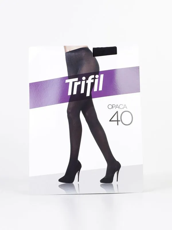 Meia - Calça Fio 40 Tradicional Trifil Feminina PRETO 1XG