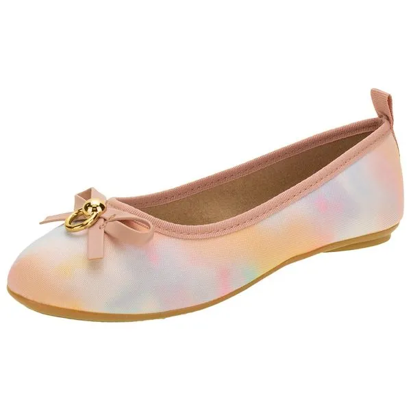 Sapatilha Infantil Tie Dye Molekinha - 2502364 BRANCO/ROSA 32