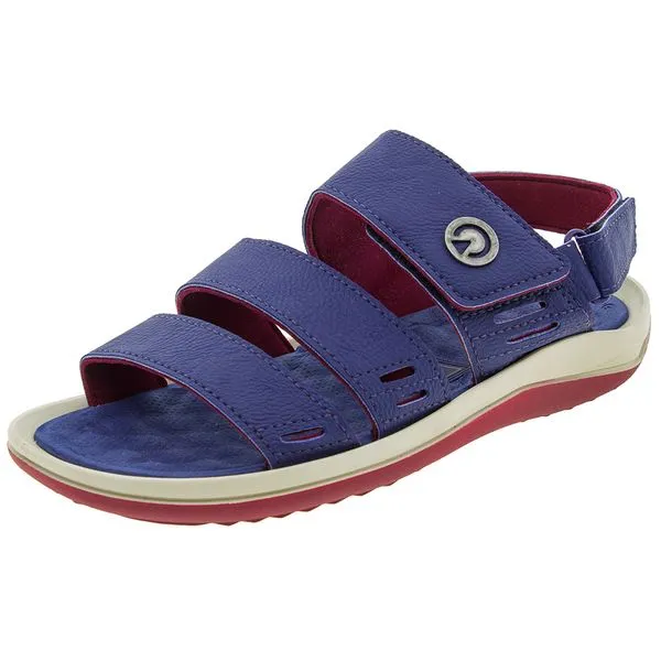 Sandália Masculina Santorini II Cartago - 11249 AZUL/VERMELHO 43/44