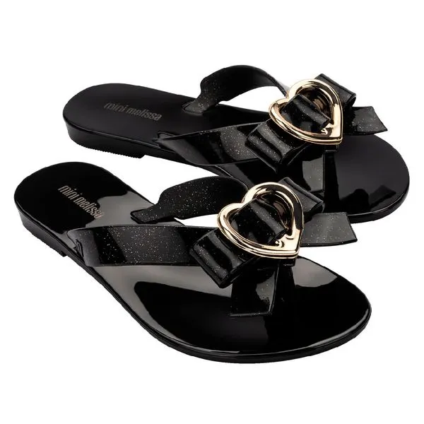 Mini Melissa Harmonic Hot Infantil 33945 PRETO 28