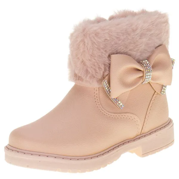 Bota Infantil Feminina Lily Kids 15093 ROSA 27
