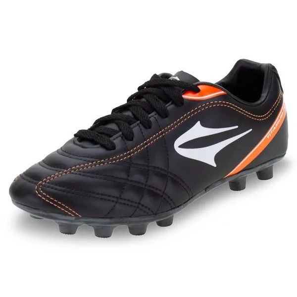 Chuteira Masculina Campo Titaniv Topper - 4138518 PRETO/LARANJA 42
