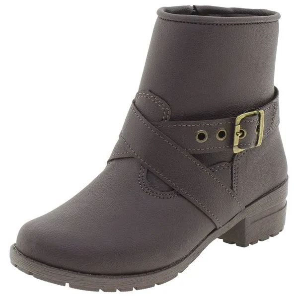 Bota Infantil Feminina Grugui - 1161441 CAFÉ 34