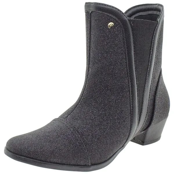 Bota Infantil Feminina Pampili - 154067 PRETO 34