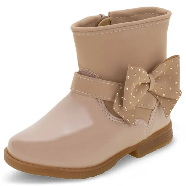 Bota Infantil Feminina Lily Kids - 15068 BEGE 25