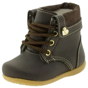 Bota Infantil Baby Coturno Gracinha - 8011 CAFÉ 17