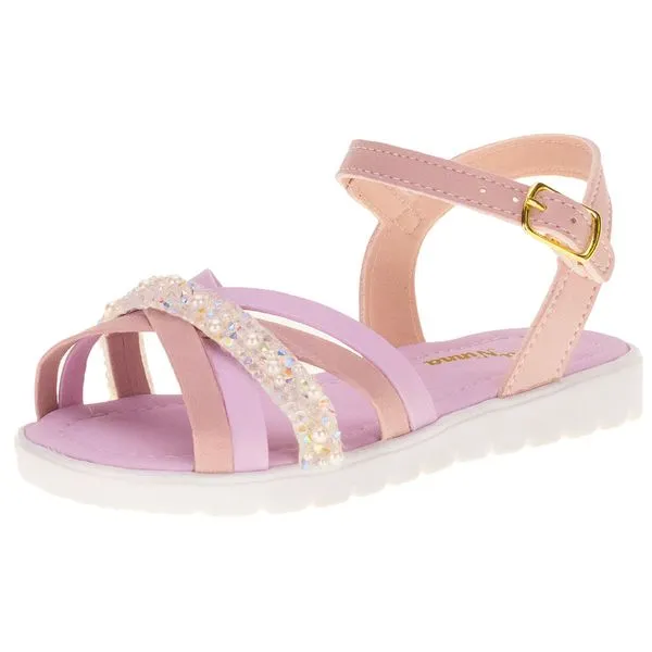 Sandália Infantil Feminina Bella Ninna - 61101 ROSA 23