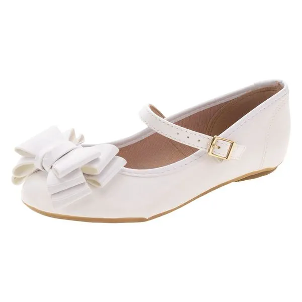 Sapatilha Infantil Feminina Molekinha - 2083991 BRANCO 34