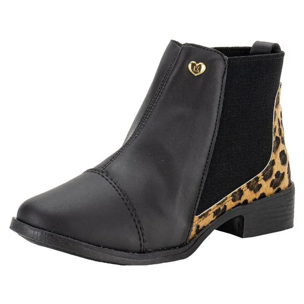 Bota Infantil Feminina Kidy 0700017 PRETO 36