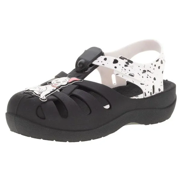 Clogs Infantil Disney Magic Grendene Kids - 22303 PRETO/BRANCO 25