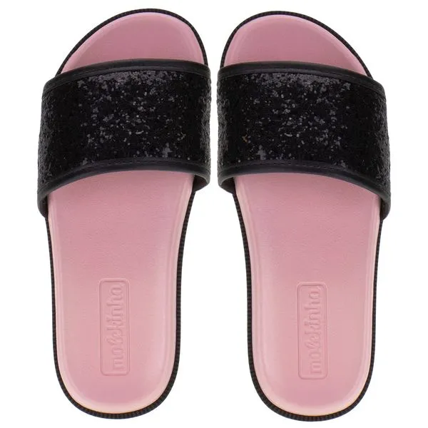 Chinelo Infantil Slide Molekinha - 2352100 PRETO 34