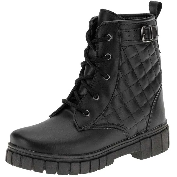 Bota Infantil Feminina Coturno Nilqi - 1500 PRETO 32