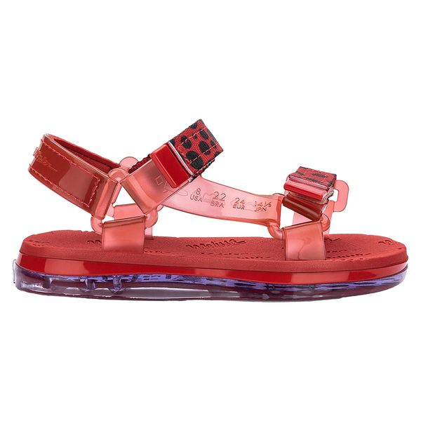 Mini Melissa Papete + Rider Bugs Baby 33875 VERMELHO 20/21