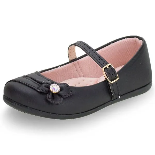 Sapatilha Infantil Feminina Lily Kids - 18123 PRETO 23